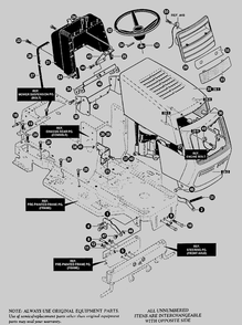 Part Location Diagram of 337110 Murray Kit, Hood